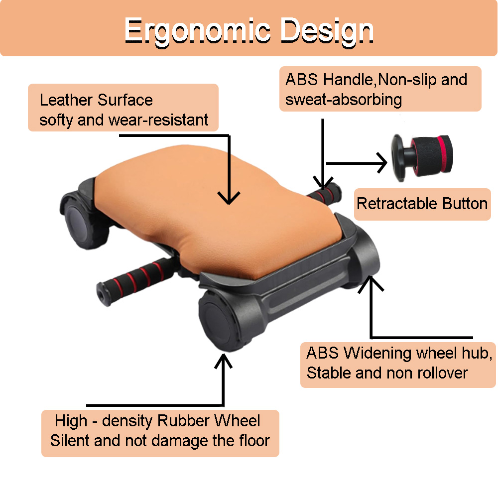 Wałek do ćwiczeń mięśni brzuch – Ab Roller Wheel With Elbow Support recenzja i cena