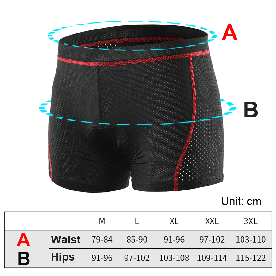 NEWBOLER oddychające spodenki  – Padded Cycling Shorts 5D Gel recenzja i cena