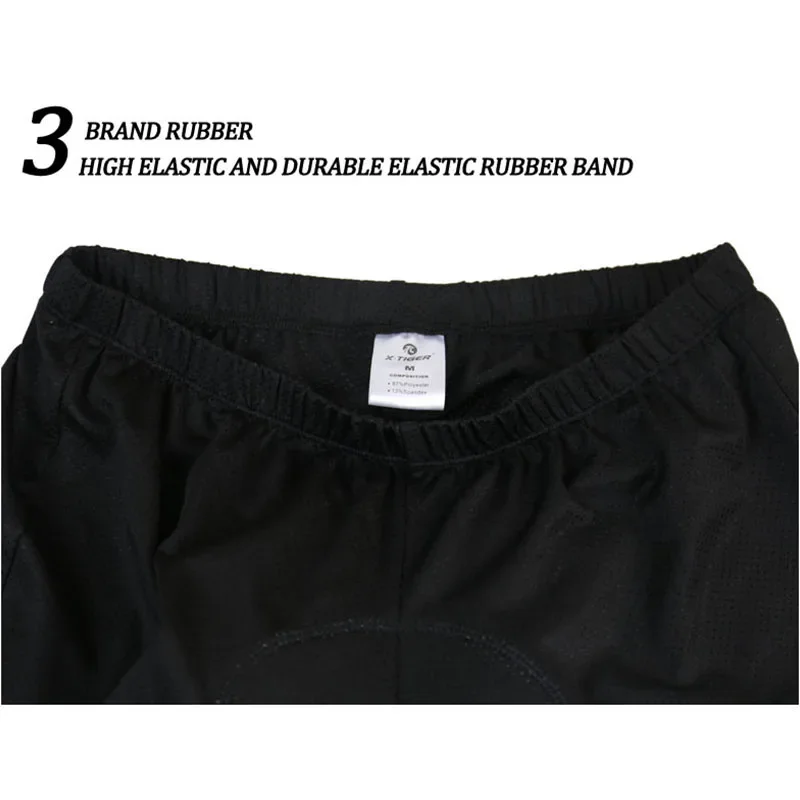 Spodenki rowerowe X-Tiger Oddy – Padded Cycling Shorts 5D Gel recenzja i cena